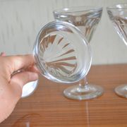 Lot de 4 verres à apéritif datant des années 30