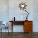 Scandinavian teak desk design 1960 feet spindles