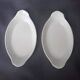 Pillivuyt Oval Au Gratin White Baking Dishes Porcelain-set 2