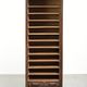 English antique archive cabinet with oak roll-up door from the 20th century