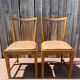 Vintage wooden dining chairs