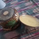 Ceramic terrine with floral decoration – Vintage – Made in France