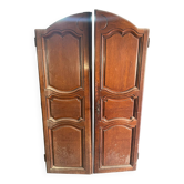 Oak wardrobe doors and their frame