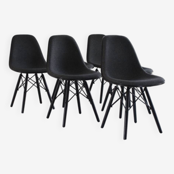 6 chaises Charles EAMES fibre de verre edition Vitra