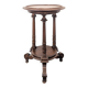 Walnut pot stand table