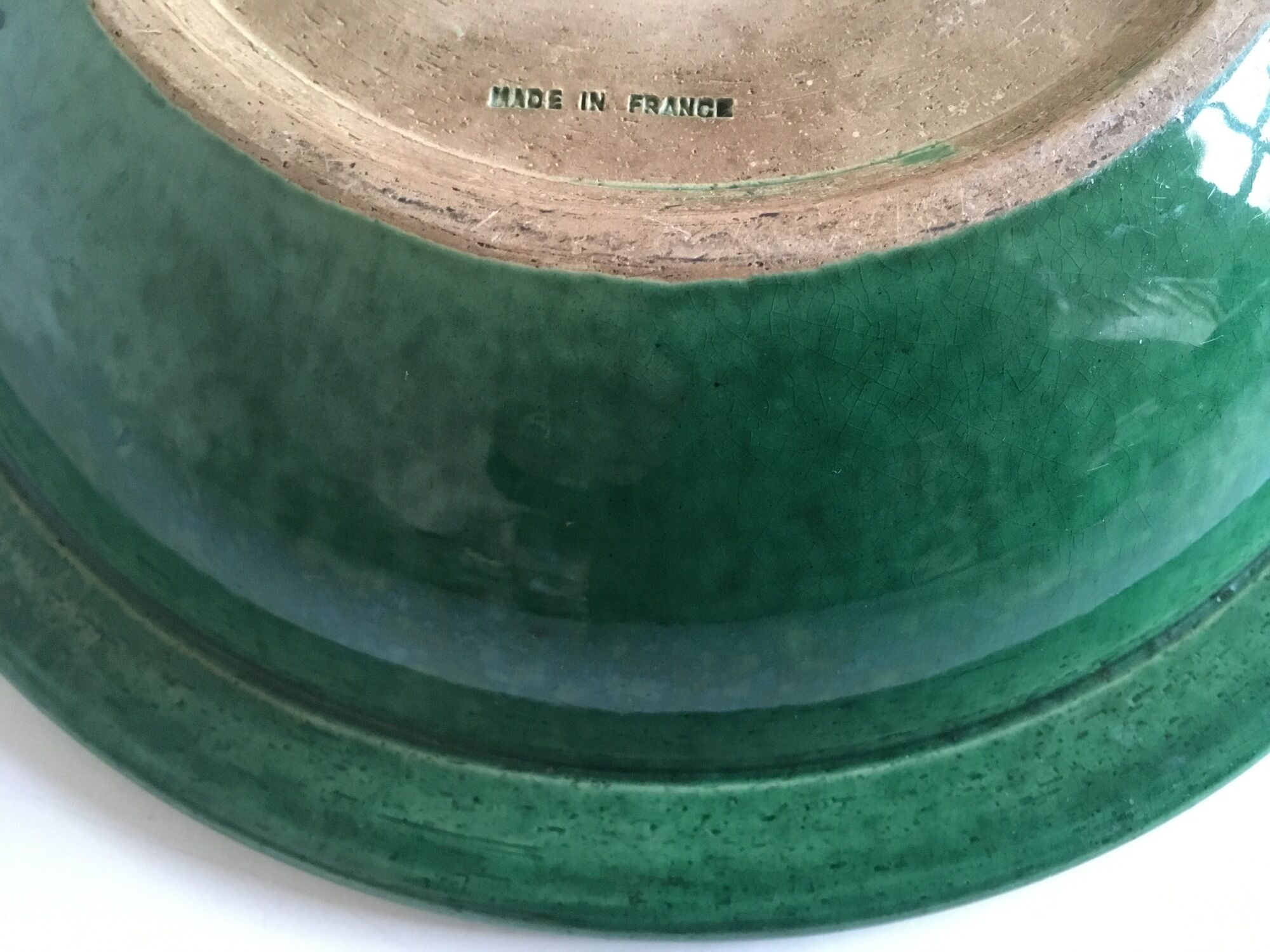 Dish glazed terracotta 50 Vallauris