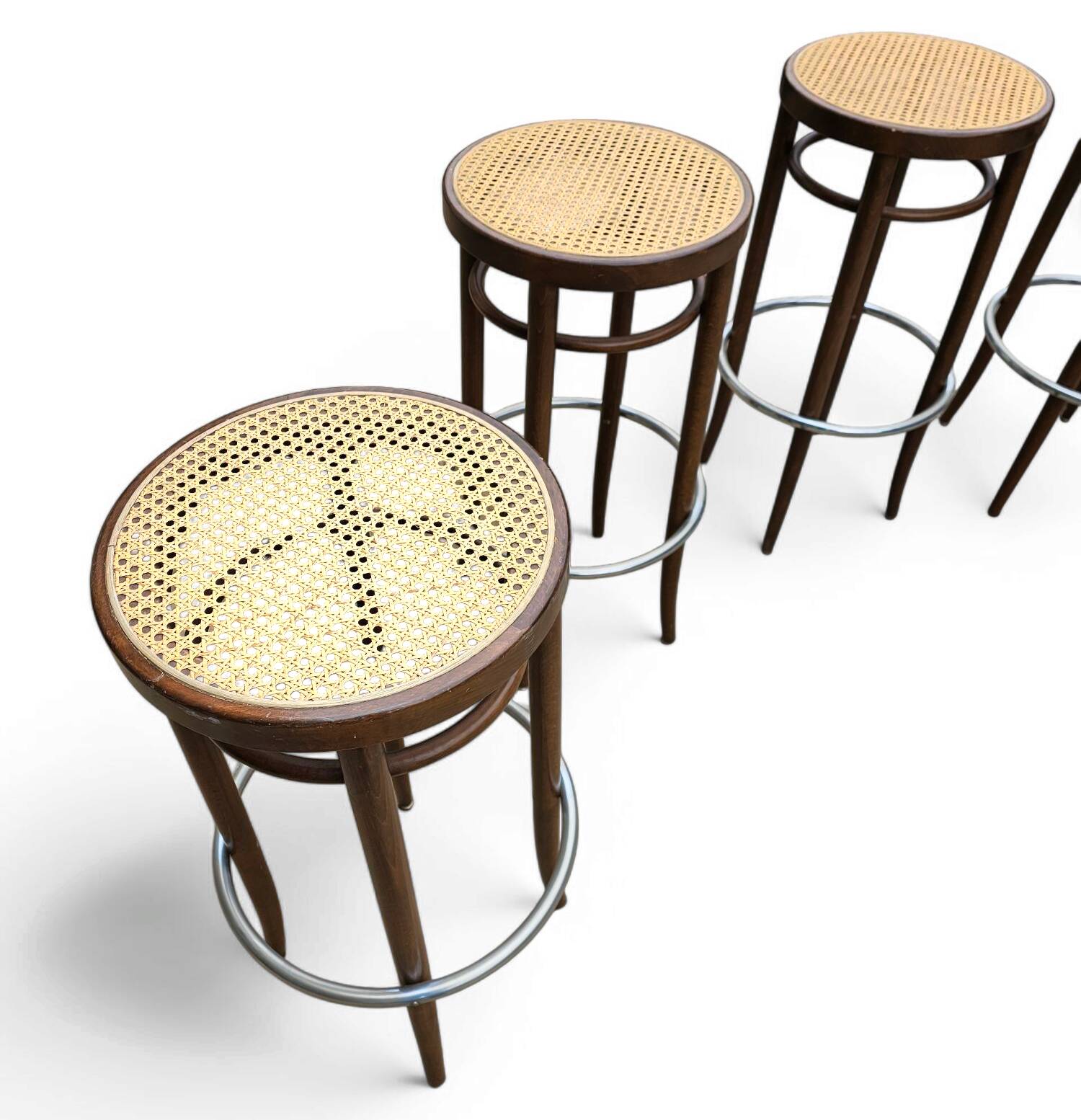 4 x Thonet 82/204 RH stool Height 80 Width 45 cm Price / set of 4 thonet