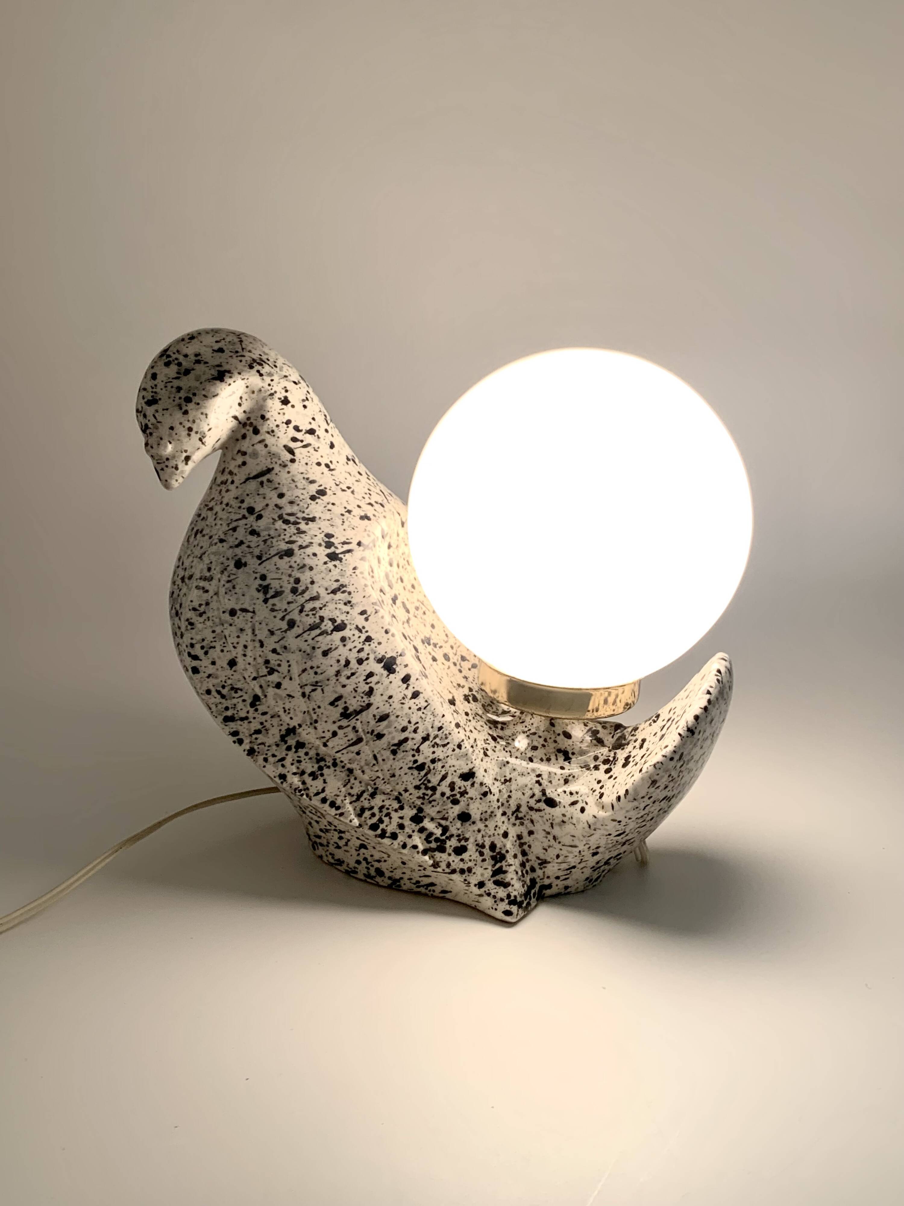 Vintage bird lamp, 1970