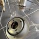 Suspension lamp aluminium Foscarini style vintage space age vintage 1980