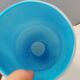 Blue vitage Ikea Mylonit lamp, handmade, 1990s