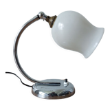 Art Deco chrome ball lamp.