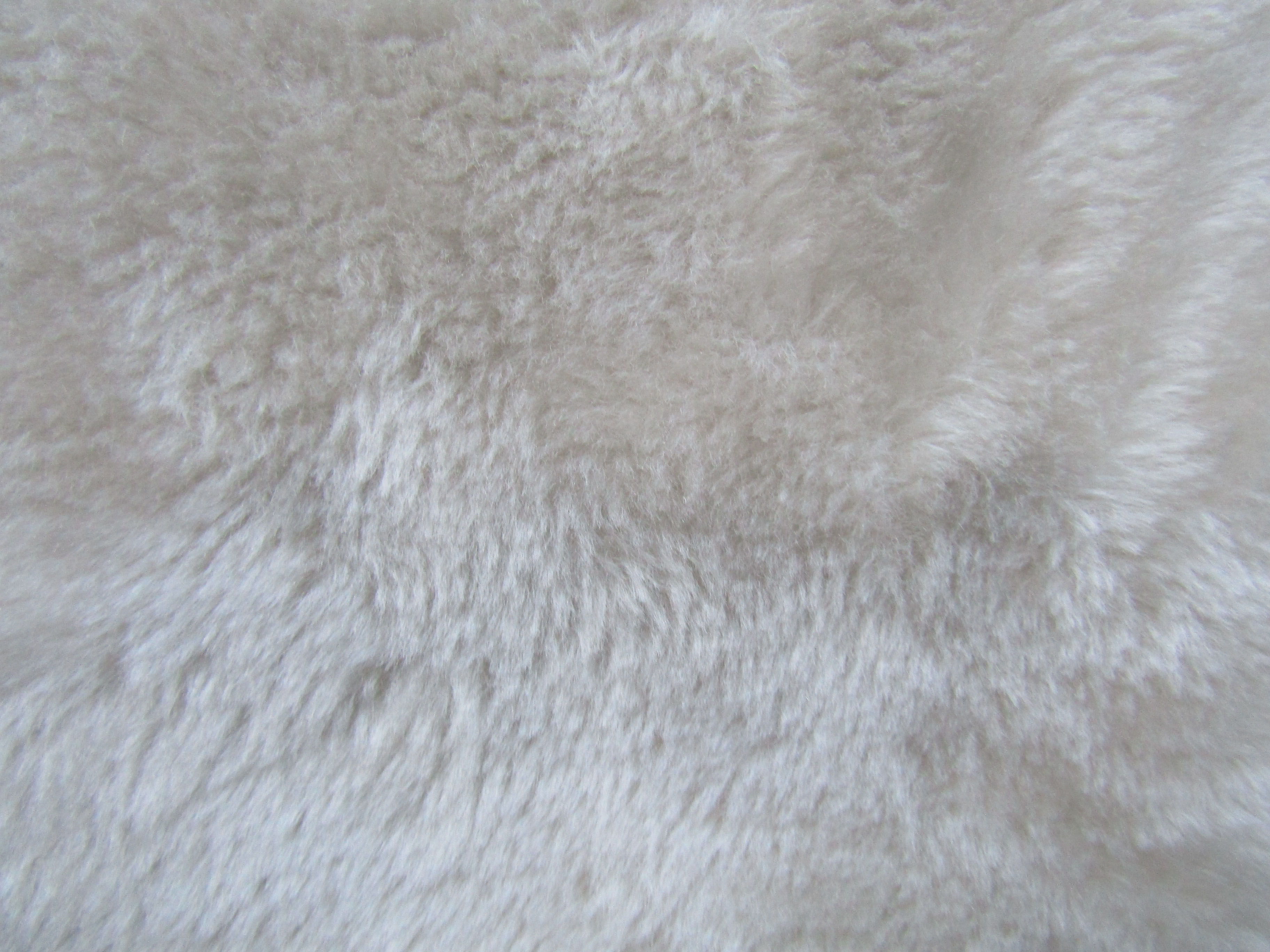 Set of 2 Pelfran vintage ivory fur chairs