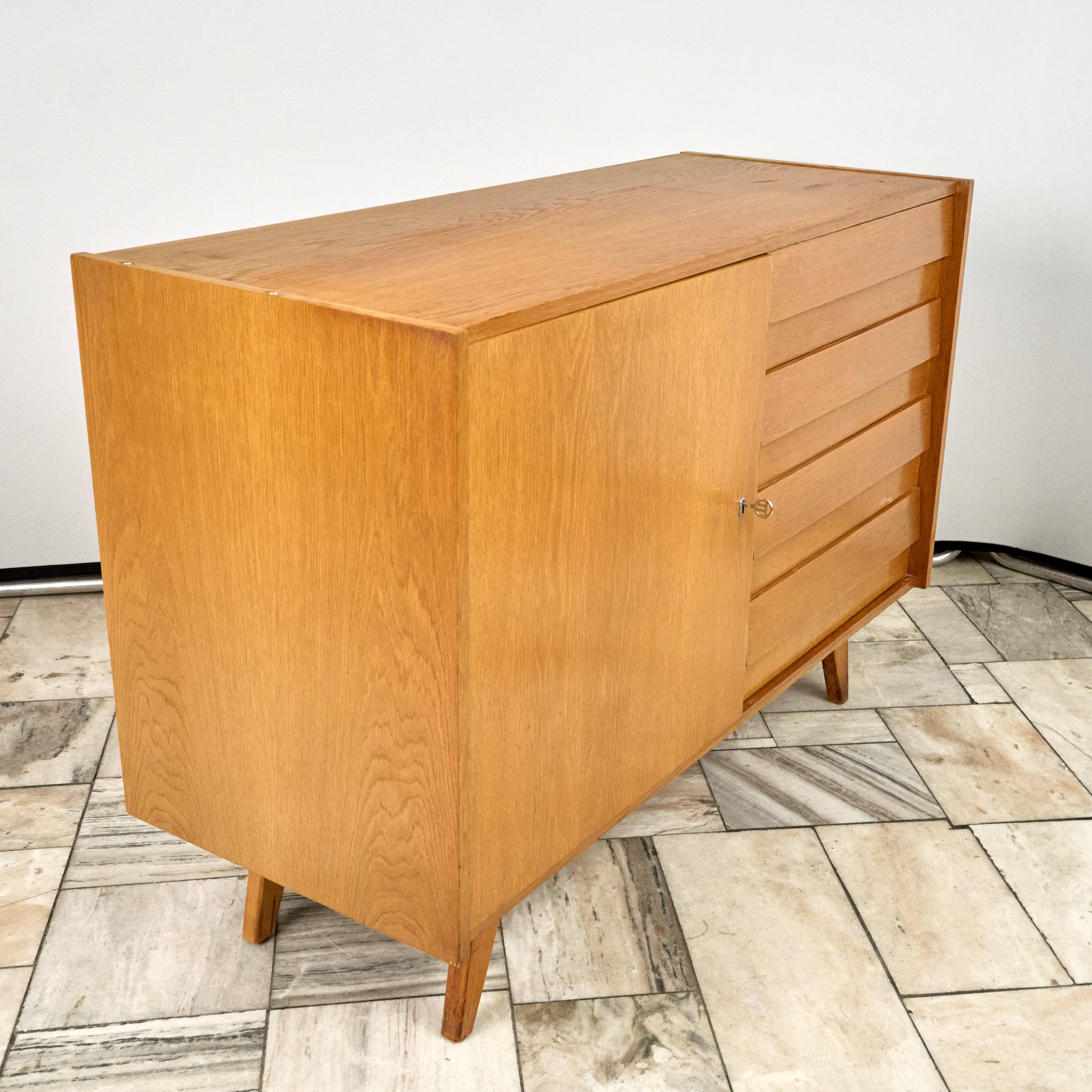 Vintage Sideboard U-458 by Jiří Jiroutek for Interiér Praha, 1960s