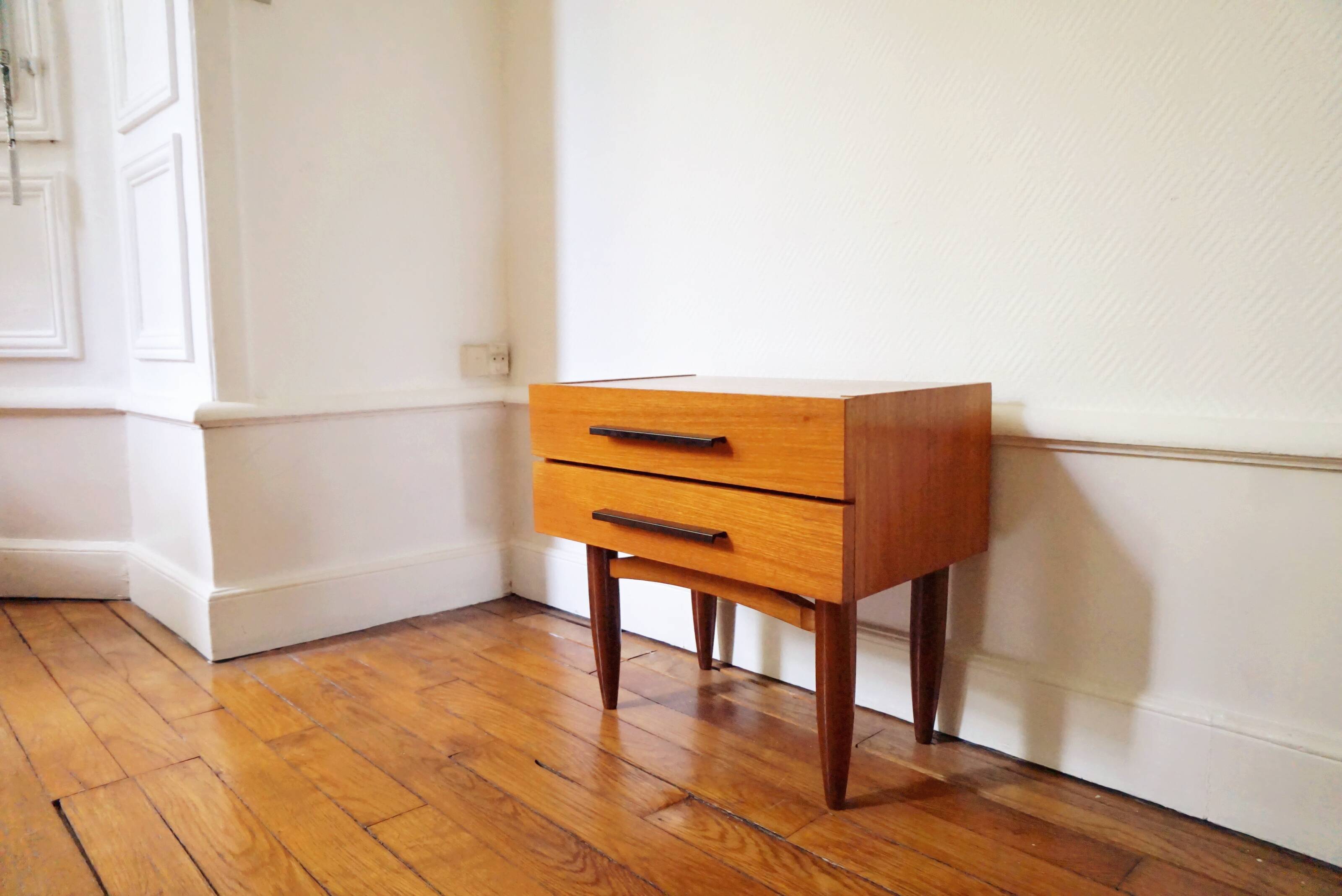 Scandinavian beside table