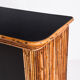 Vintage bar counter in caning and rattan. France, 1950s.
