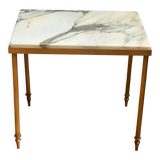 Brass marble coffee table