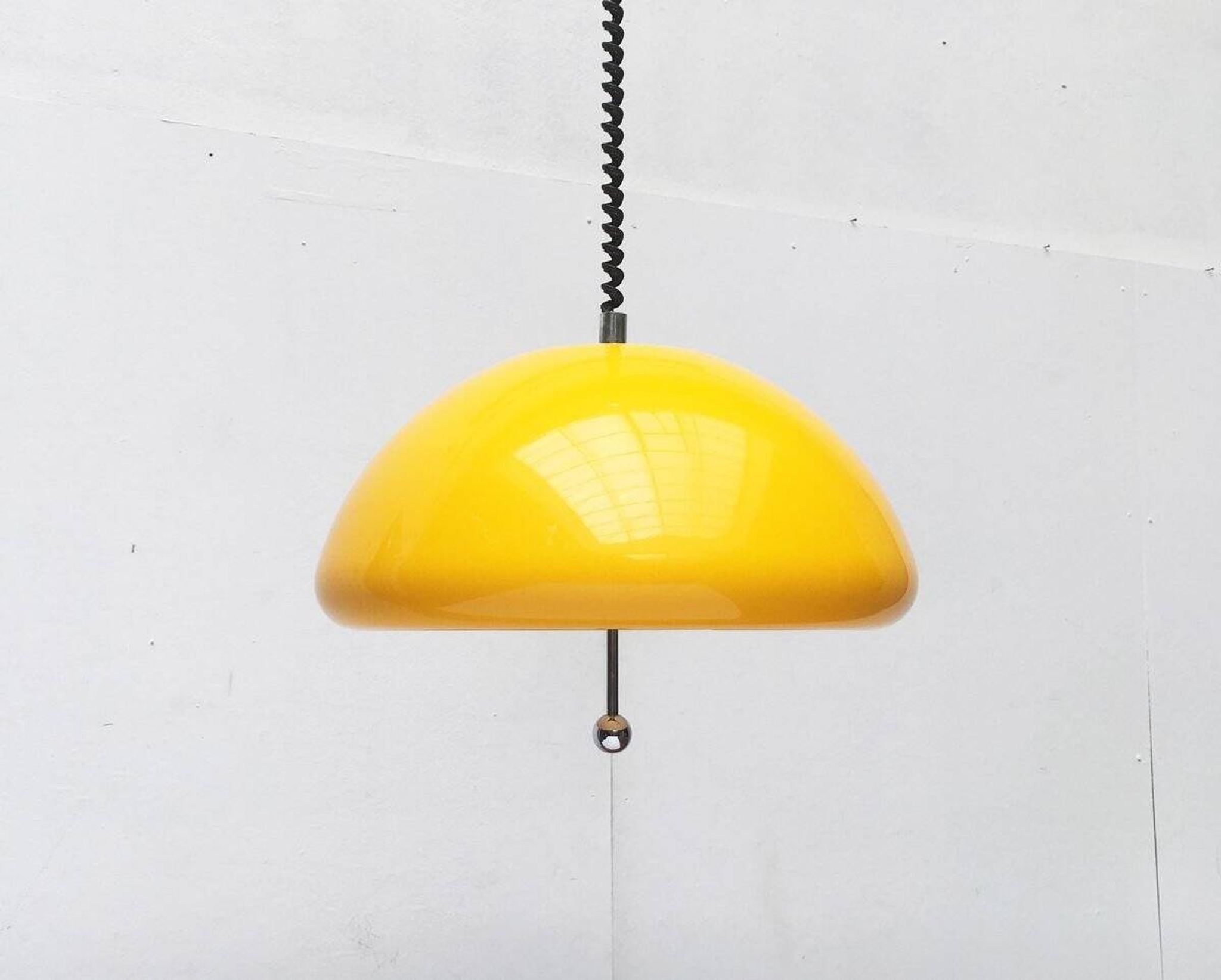 Lampe suspendue Space Age Cabras par Luigi Massoni pour Guzzini