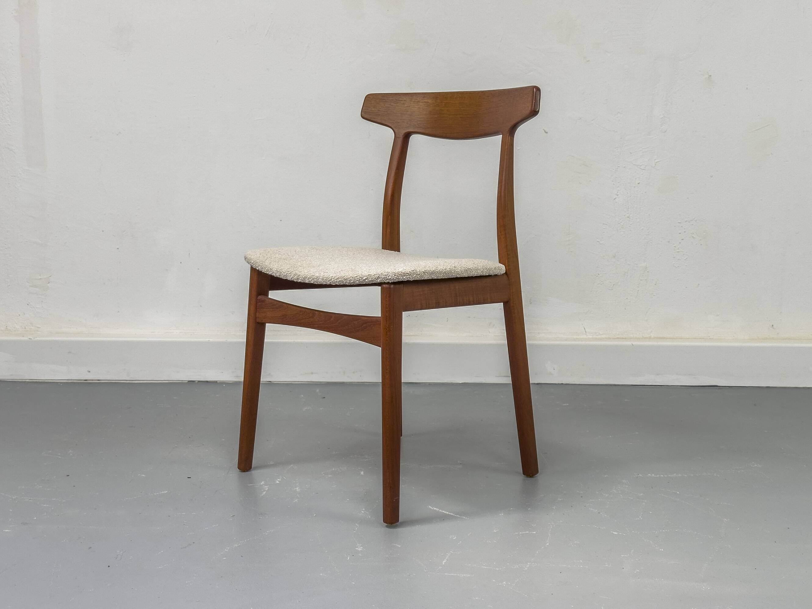 Teak Dining Chair by Henning Kjaernulf for Bruno Hansen, 1960s