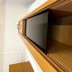 Vintage low sideboard set with matching wall unit.