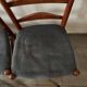 Set of 8 Scandinavian ladderback chairs, 1960s.