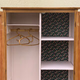 Parisian wardrobe vintage beech 1970