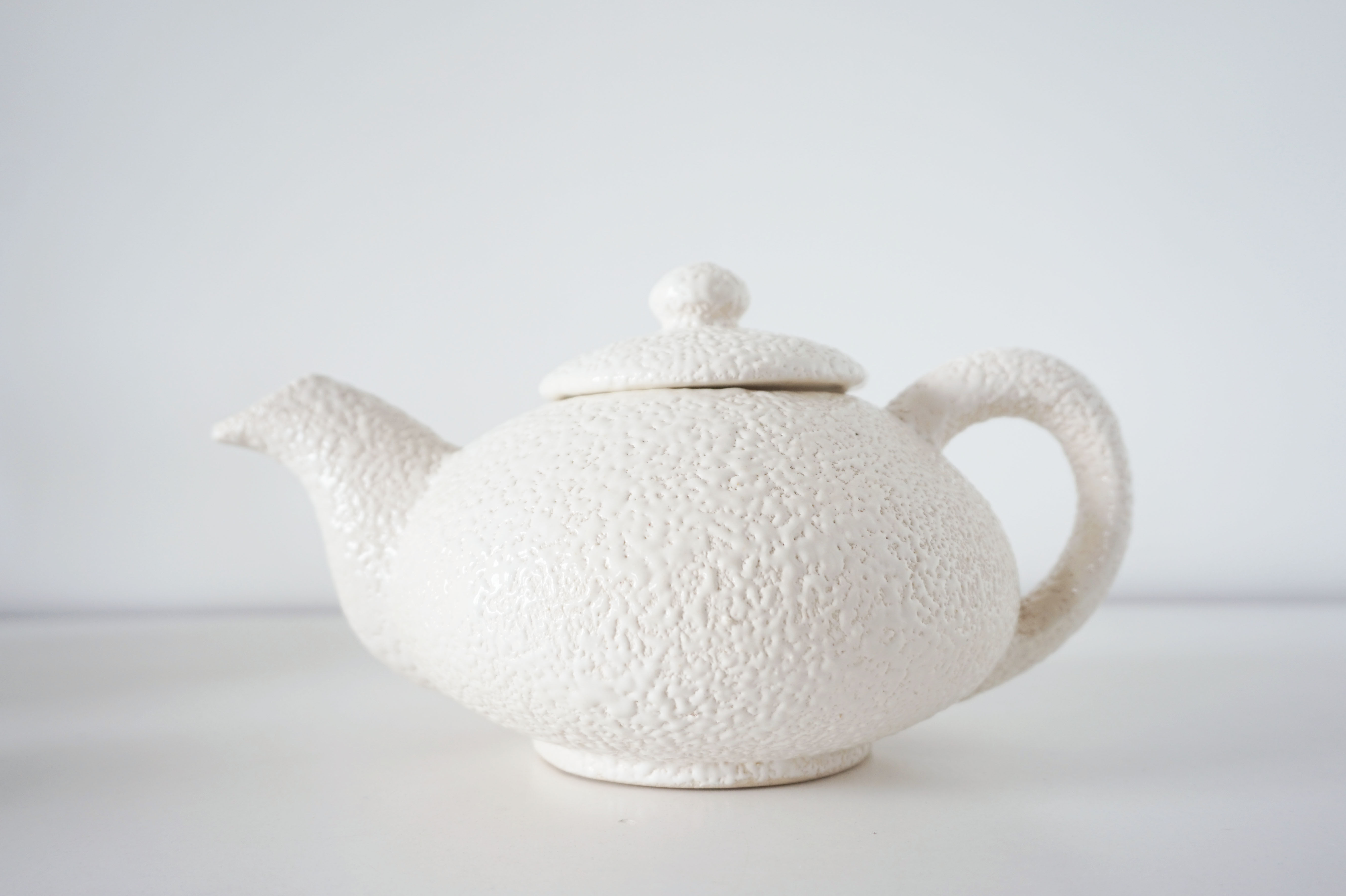 White ceramic coffee or tea set