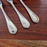 Christofle - Set of 3 fish knives, Spatours model, in silver-plated metal