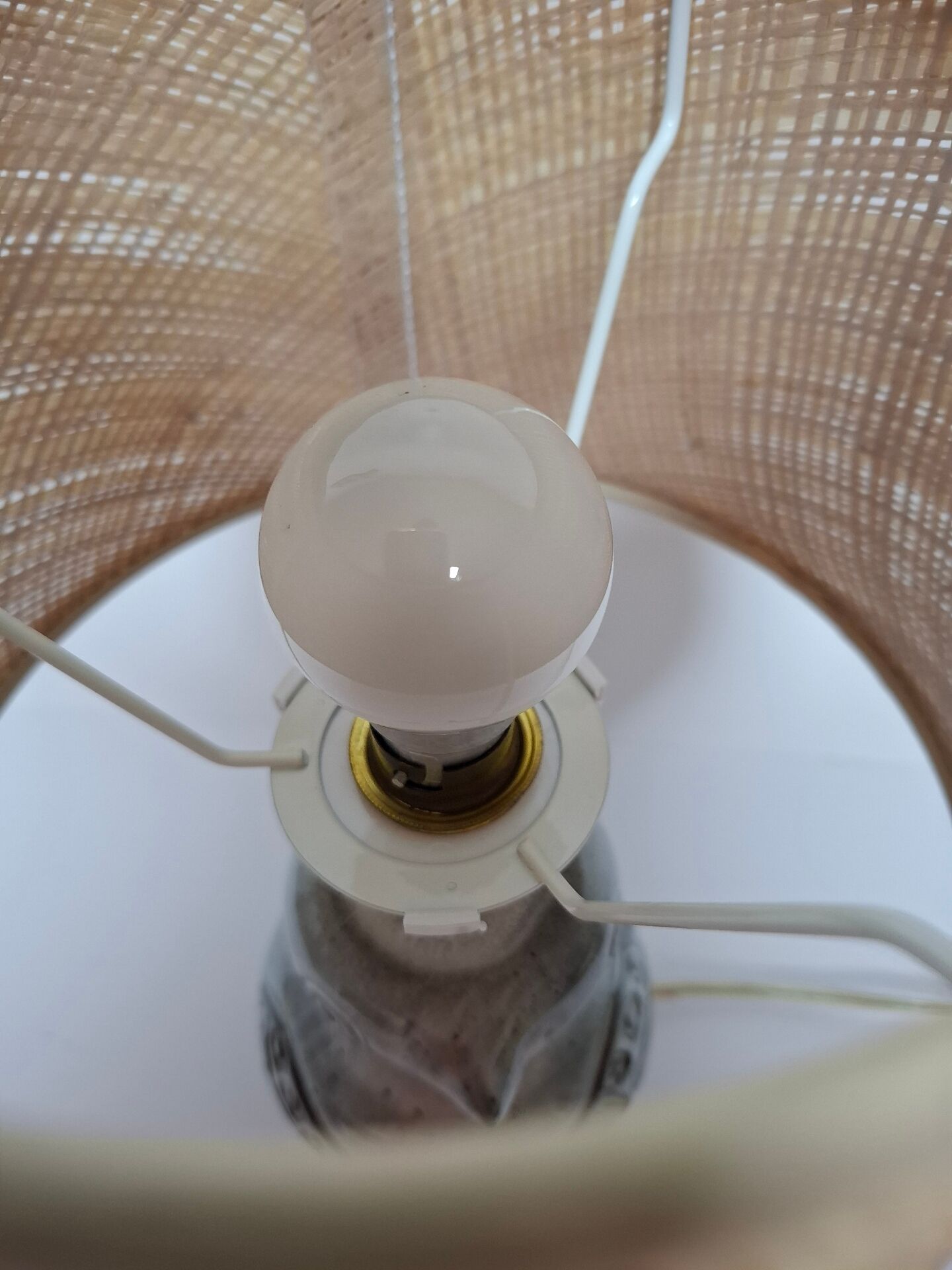 Lampe en céramique zoomorphe 70's