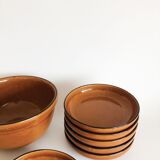 Lot 6 assiettes et saladier