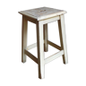 Tabouret d'atelier en bois à la patine ancienne