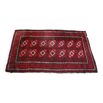 Tapis afghan Baloutch, fait main 145x85.