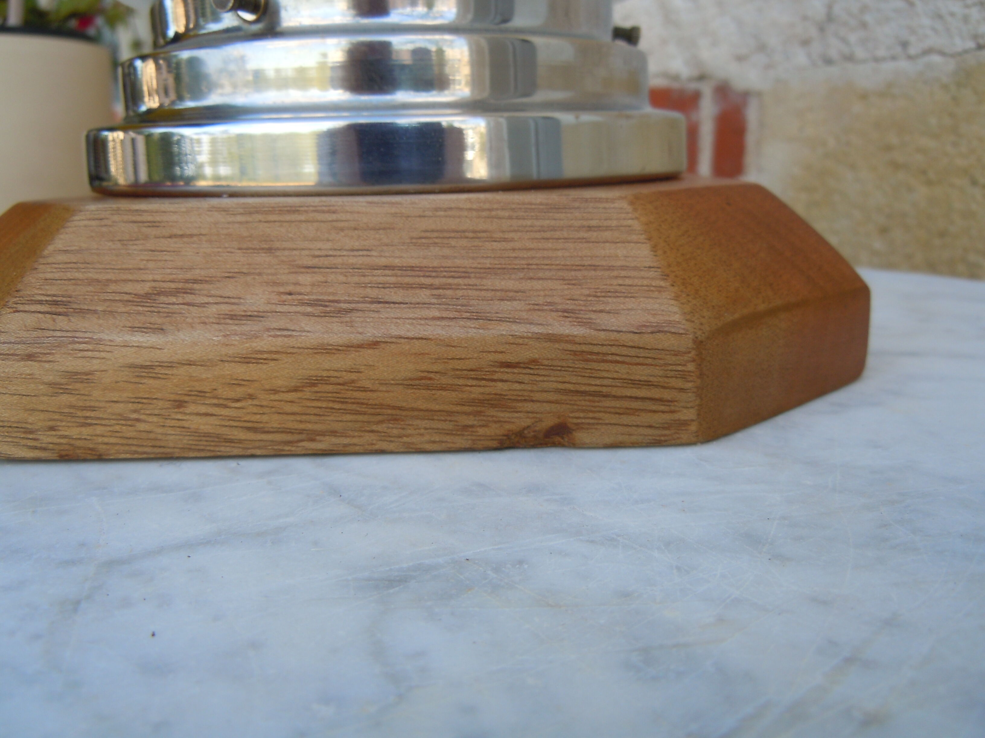 30 year old art deco glass lamp