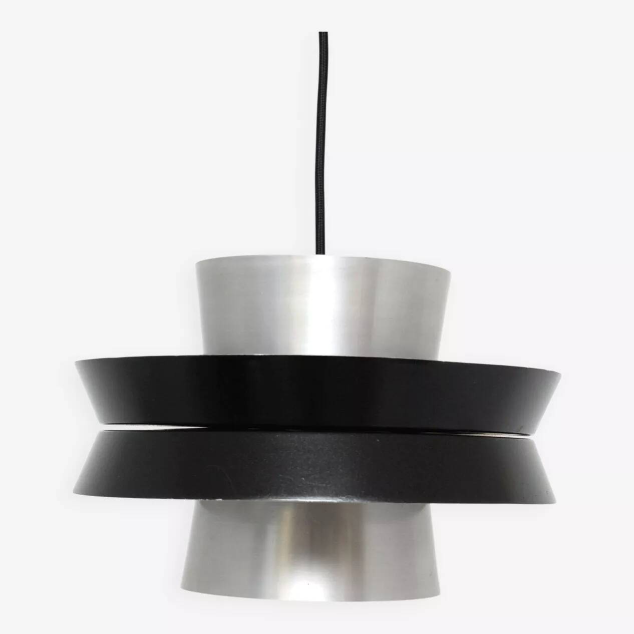 Silver lamp in the style of Trava by Carl Thore, 1960s