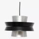 Silver lamp in the style of Trava by Carl Thore, 1960s