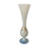 White opaline soliflore vase