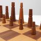Ensemble d'échecs De Coene avec boîte d'origine attribué à Christophe Gevers, Belgique