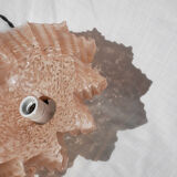 Suspension glass of clichy pink art deco