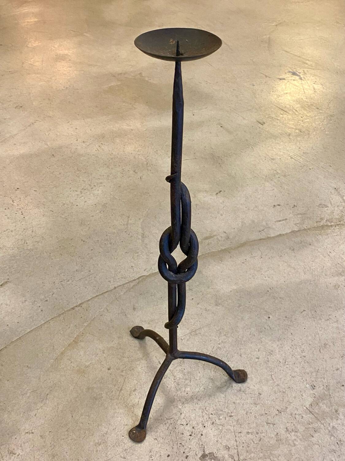 Mid-century brutalist candle holder