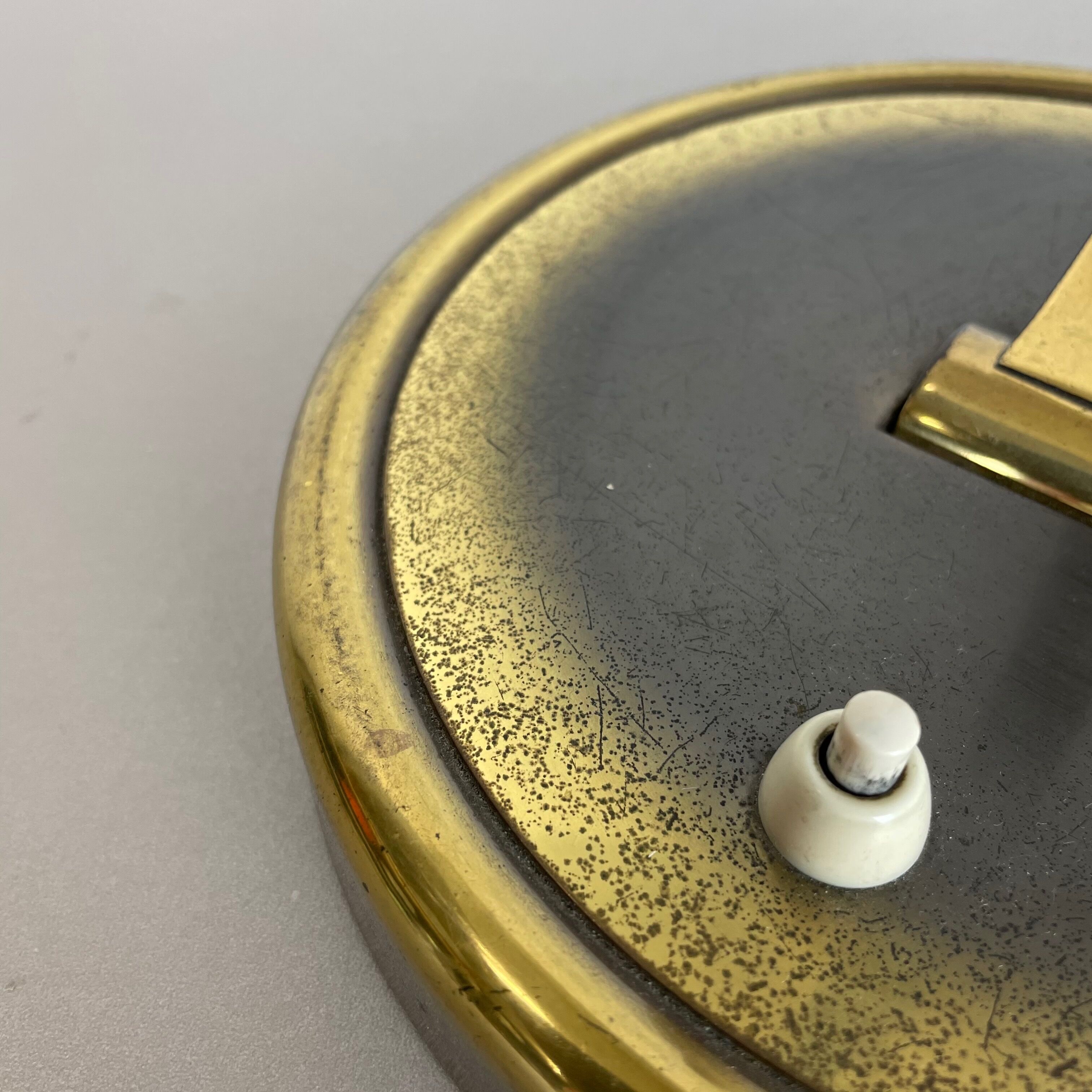 German Brass Kaiser Idell 6751 Bauhaus Desk Light Christian Dell, Germany, 1950s