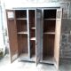 Patinated industrial wardrobe