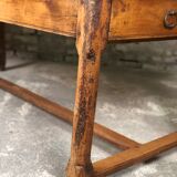 18th century walnut farm table