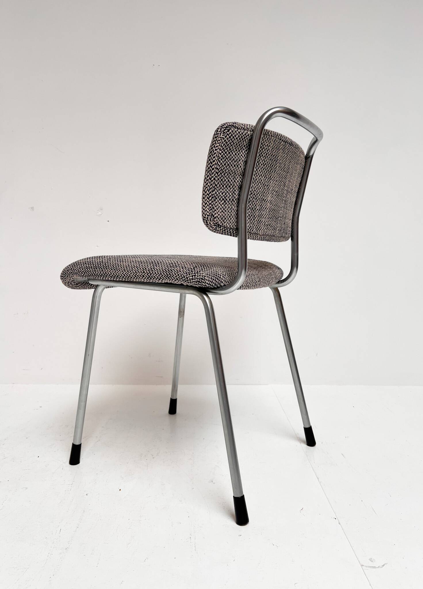 Set of 6 reupholstered chairs by Gebroeders De Wit, 1960s