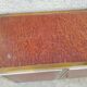 Sideboard shelf design 70 Michel Pignères amboyna burl chrome brass