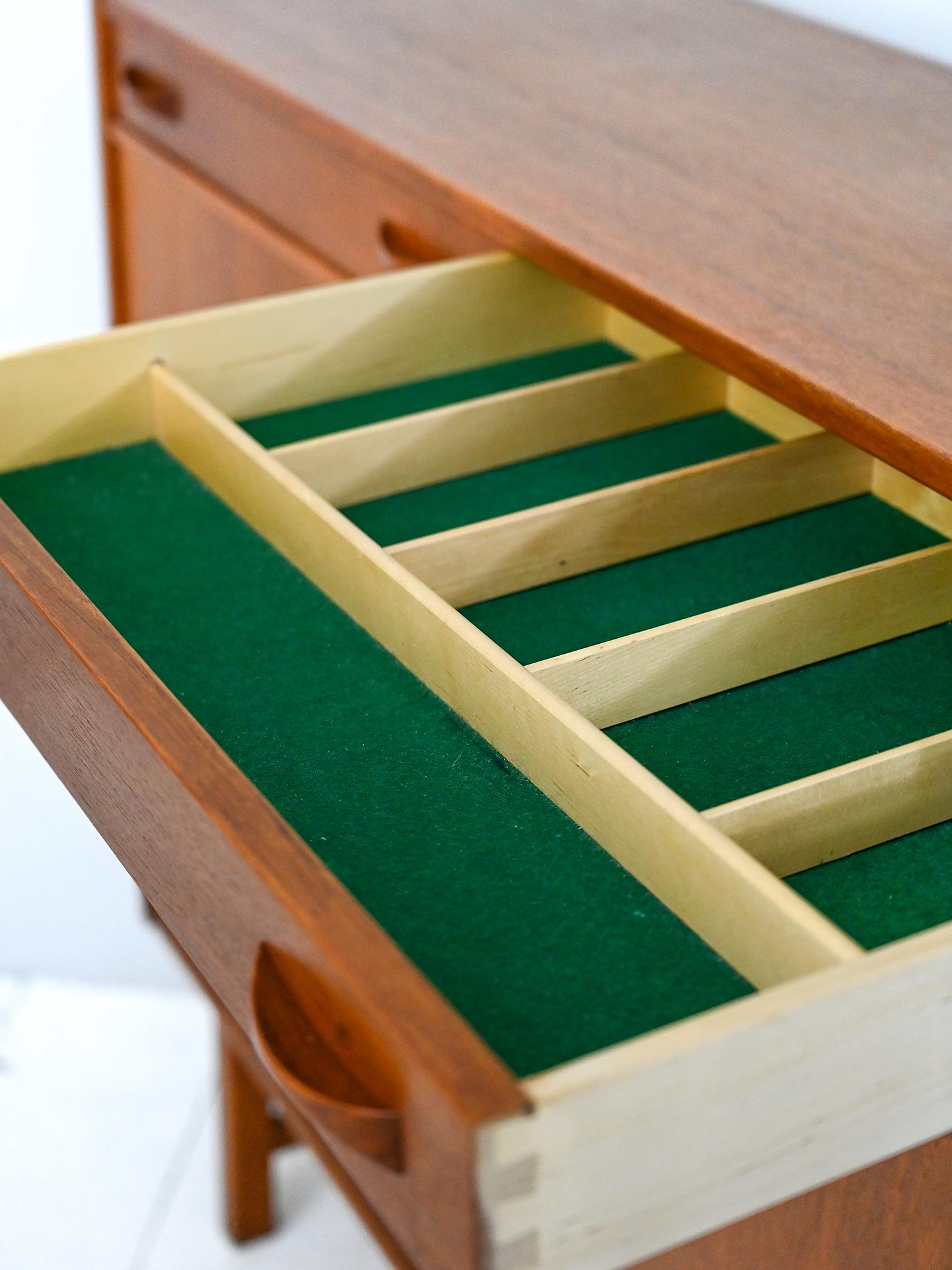 Vintage Scandinavian sideboard with drawers