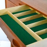 Vintage Scandinavian sideboard with drawers