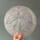 Art deco glass paste lampshade signed hubens degué