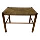 Vintage Stool Danish Papercord Rope Stool Mid Century Ottoman