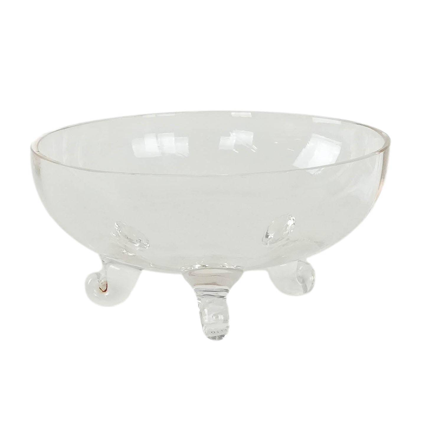Glass bowl, Danish design, 1970s, manufactured in Denmark