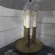Brass hot water bottle lamp
