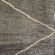 Moroccan Berber carpet Kilim Zanafi black and white 3,36X2.10m